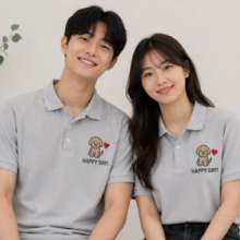 귀여운 강아지 카라티 제작 후기｜단체티 맞춤 제작 과정